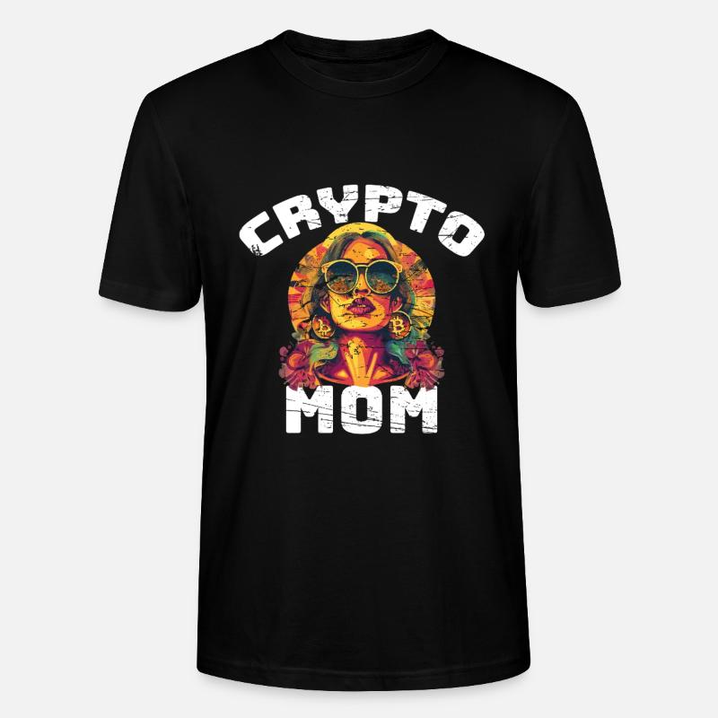 Bitcoin Mama - T-shirt bio CRAFTER Stanley Stella Unisexe - noir