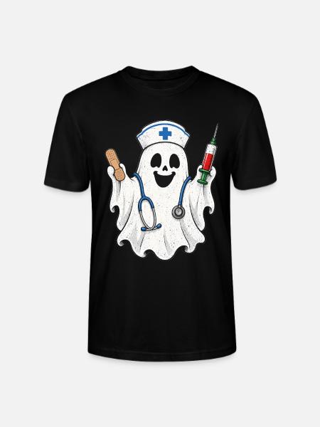 Krankenschwester Krankenpfleger Halloween - Stanley/Stella Unisex Bio-T-Shirt CRAFTER - Schwarz