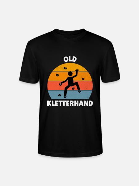 Old Kletterhand - Stanley/Stella Unisex Bio-T-Shirt CRAFTER - Schwarz