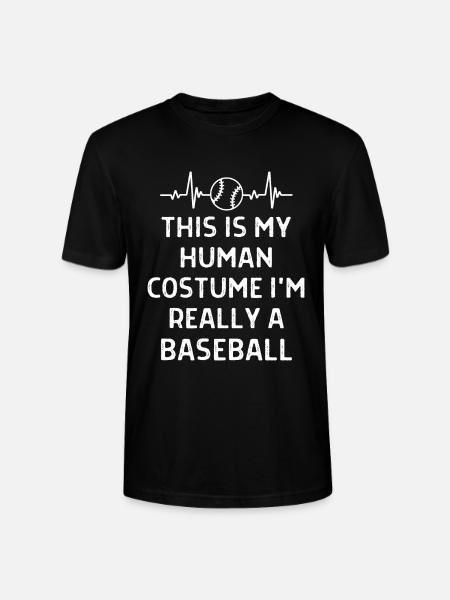 Baseball Spieler Baseball Sprüche Geschenk - Stanley/Stella Unisex Bio-T-Shirt CRAFTER - Schwarz