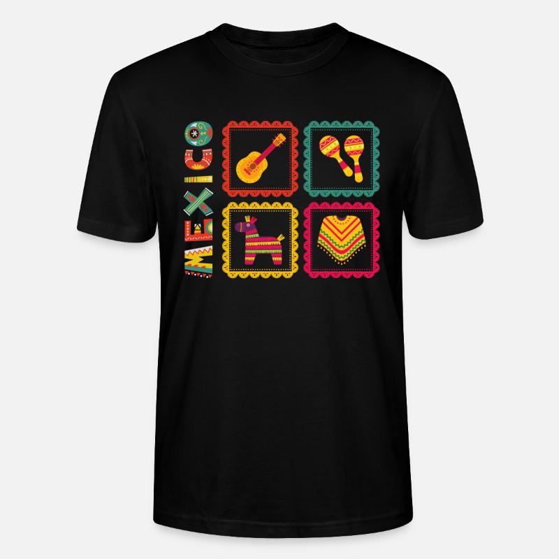 mexico - Stanley/Stella Unisex Bio-T-Shirt CRAFTER - Schwarz