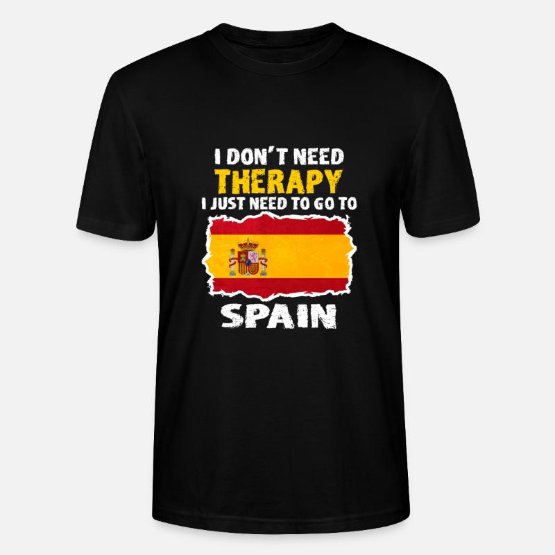 Spanien - Stanley/Stella Unisex Bio-T-Shirt CRAFTER - Schwarz