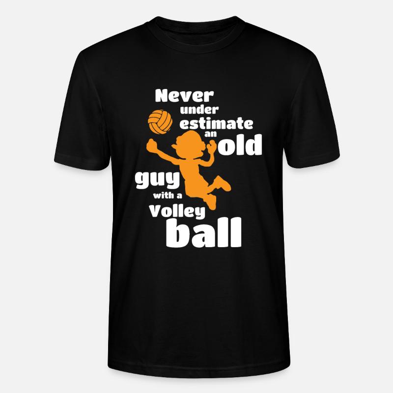 volley-ball - T-shirt bio CRAFTER Stanley Stella Unisexe - noir