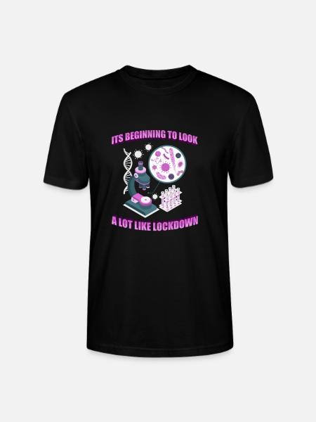 Biology Biologist Microscope - Stanley/Stella CRAFTER Unisex Organic T-Shirt - black