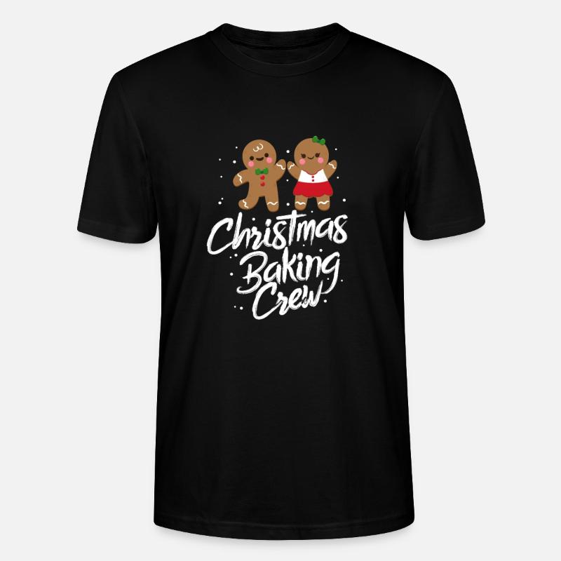Cuisson de Noël - T-shirt bio CRAFTER Stanley Stella Unisexe - noir