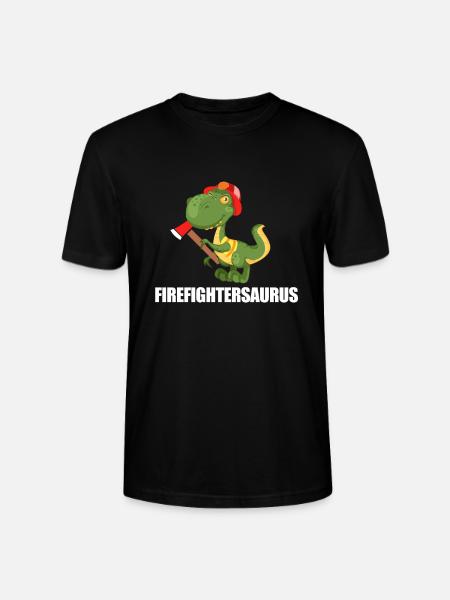 Dinosaure de feu - T-shirt bio CRAFTER Stanley Stella Unisexe - noir