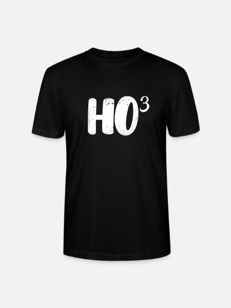 Ho Ho Ho - Stanley/Stella Unisex Bio-T-Shirt CRAFTER - Schwarz