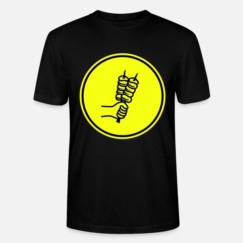 Spieß grill Icon - Stanley/Stella Unisex Bio-T-Shirt CRAFTER - Schwarz