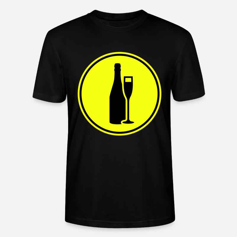 Symbole du vin rouge - T-shirt bio CRAFTER Stanley Stella Unisexe - noir