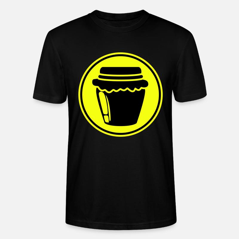 Honig symbol Imker - Stanley/Stella Unisex Bio-T-Shirt CRAFTER - Schwarz