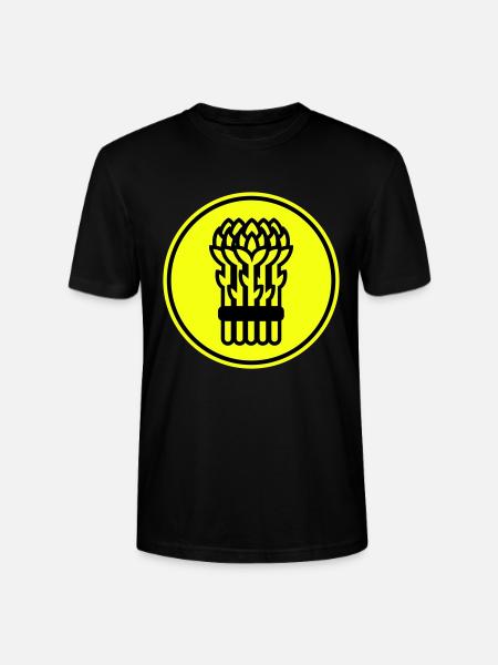 Asparagus icon circle - Stanley/Stella CRAFTER Unisex Organic T-Shirt - black