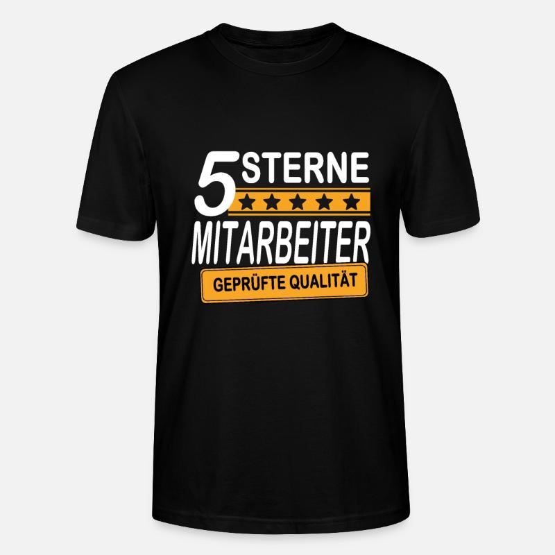 Bester Mitarbeiter - Stanley/Stella Unisex Bio-T-Shirt CRAFTER - Schwarz