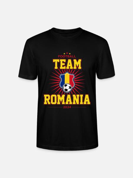Équipe Roumanie - T-shirt bio CRAFTER Stanley Stella Unisexe - noir