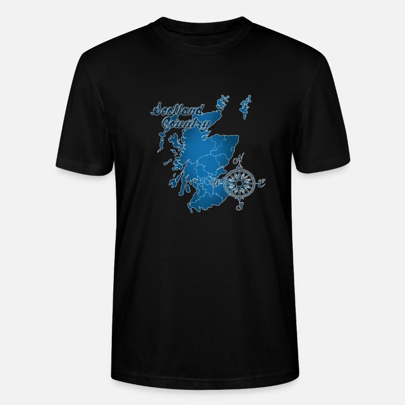 Schottland - Stanley/Stella Unisex Bio-T-Shirt CRAFTER - Schwarz