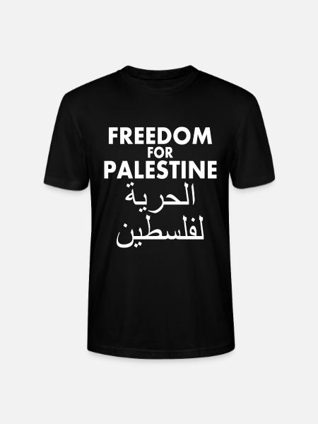 Freedom for palestine - Stanley/Stella CRAFTER Unisex Organic T-Shirt - black