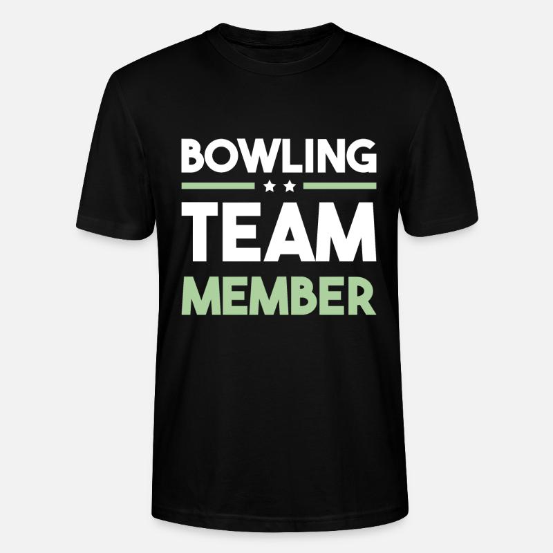 Équipe de bowling - T-shirt bio CRAFTER Stanley Stella Unisexe - noir