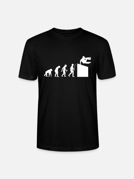 Evolution Parkour - Stanley/Stella Unisex Bio-T-Shirt CRAFTER - Schwarz