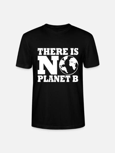There is no planet B - Stanley/Stella CRAFTER Unisex Organic T-Shirt - black