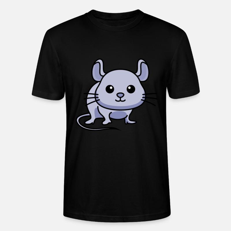 Maus Comic Tier - Stanley/Stella Unisex Bio-T-Shirt CRAFTER - Schwarz