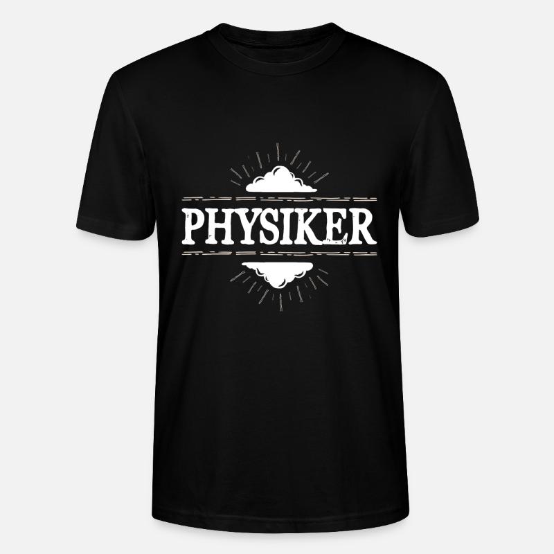Physiker Beruf - Stanley/Stella Unisex Bio-T-Shirt CRAFTER - Schwarz