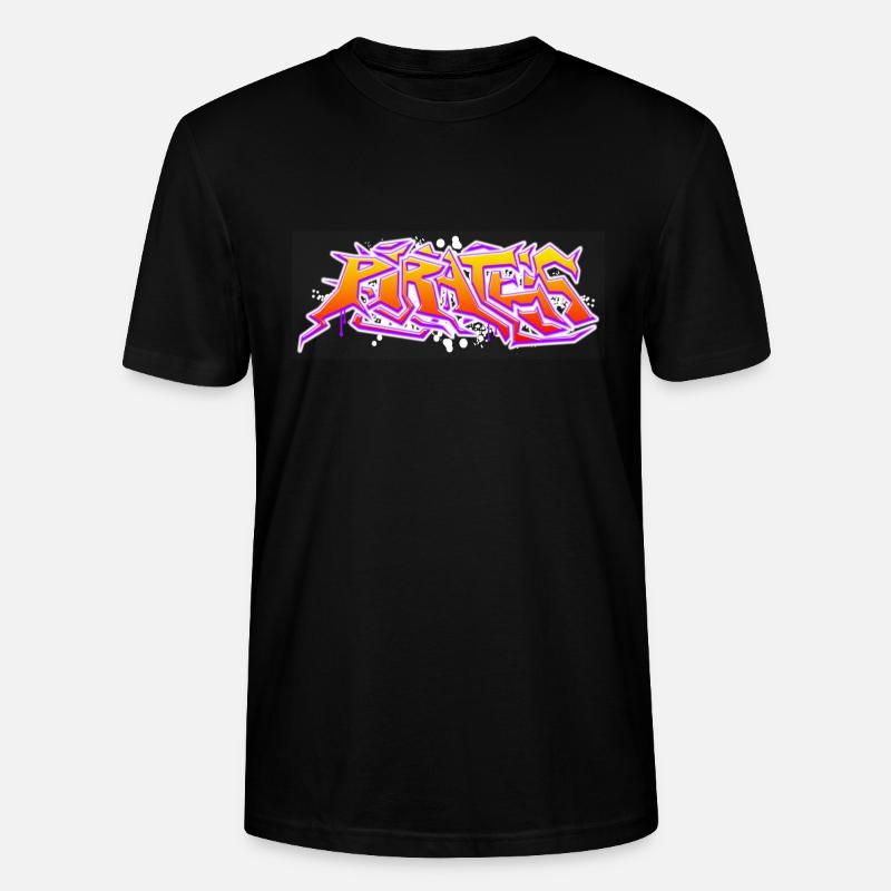 Pirates Graffiti - Stanley/Stella Unisex Bio-T-Shirt CRAFTER - Schwarz
