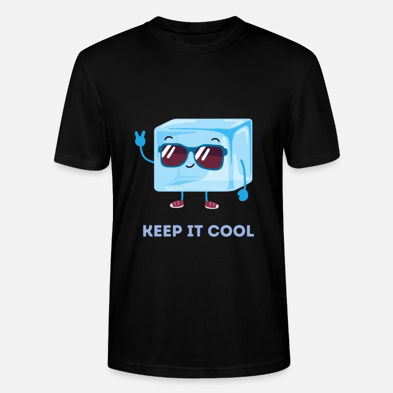 Keep it cool - Stanley/Stella CRAFTER Unisex Organic T-Shirt - black