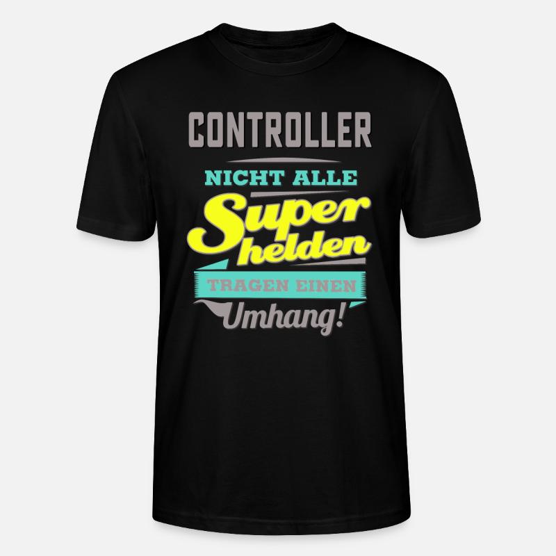 NEON Design für Superhelden - Controller - - Stanley/Stella Unisex Bio-T-Shirt CRAFTER - Schwarz