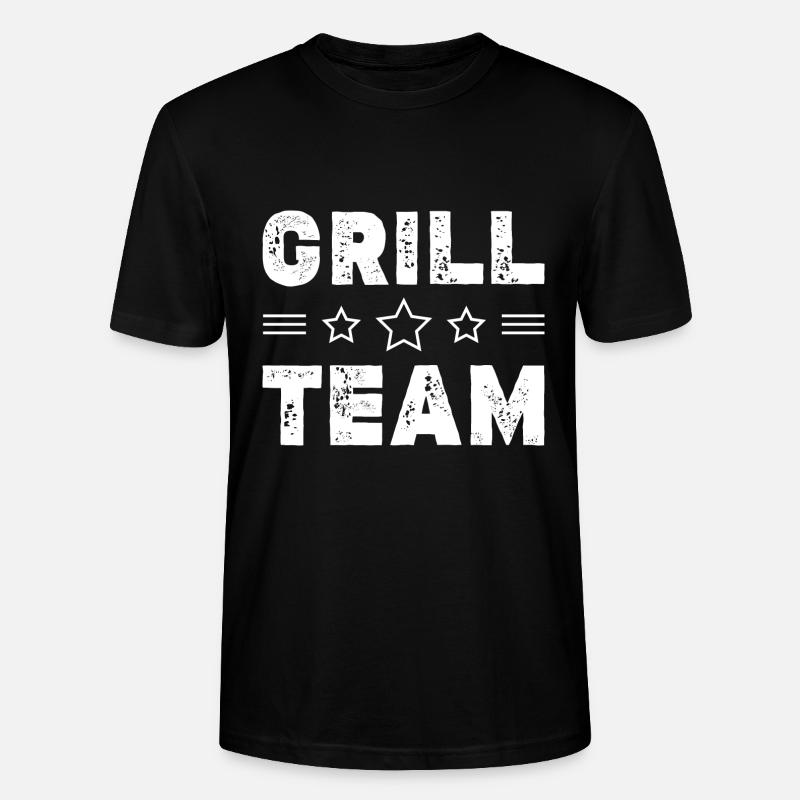 L’équipe Grill - T-shirt bio CRAFTER Stanley Stella Unisexe - noir