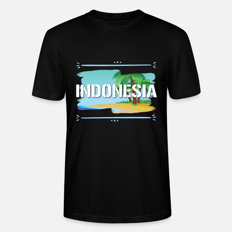 Indonesia - Stanley/Stella Unisex Bio-T-Shirt CRAFTER - Schwarz