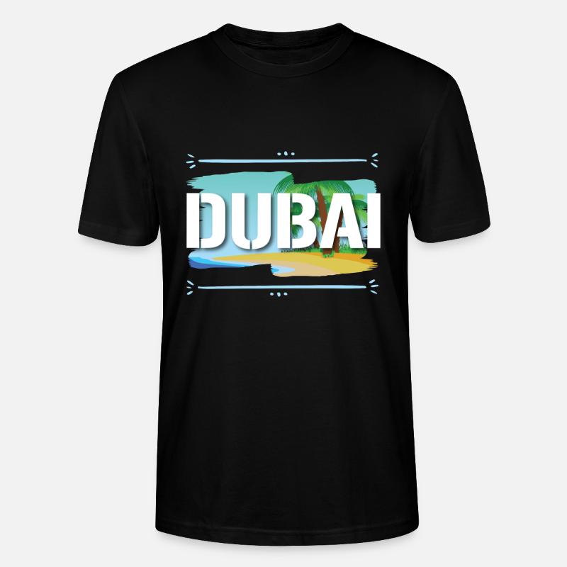 Dubai - Stanley/Stella CRAFTER Unisex Organic T-Shirt - black