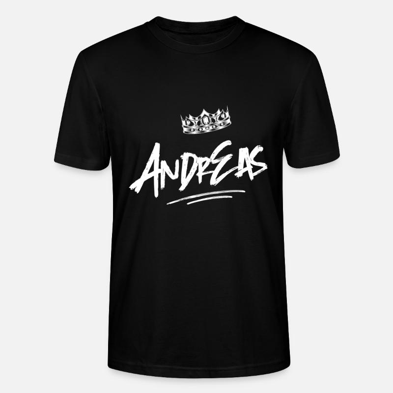 Andreas - Stanley/Stella Unisex Bio-T-Shirt CRAFTER - Schwarz