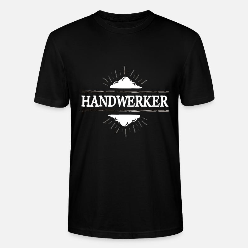 Handwerker Beruf - Stanley/Stella Unisex Bio-T-Shirt CRAFTER - Schwarz