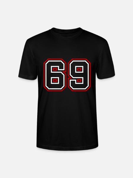 69 Numéro de numéro - T-shirt bio CRAFTER Stanley Stella Unisexe - noir