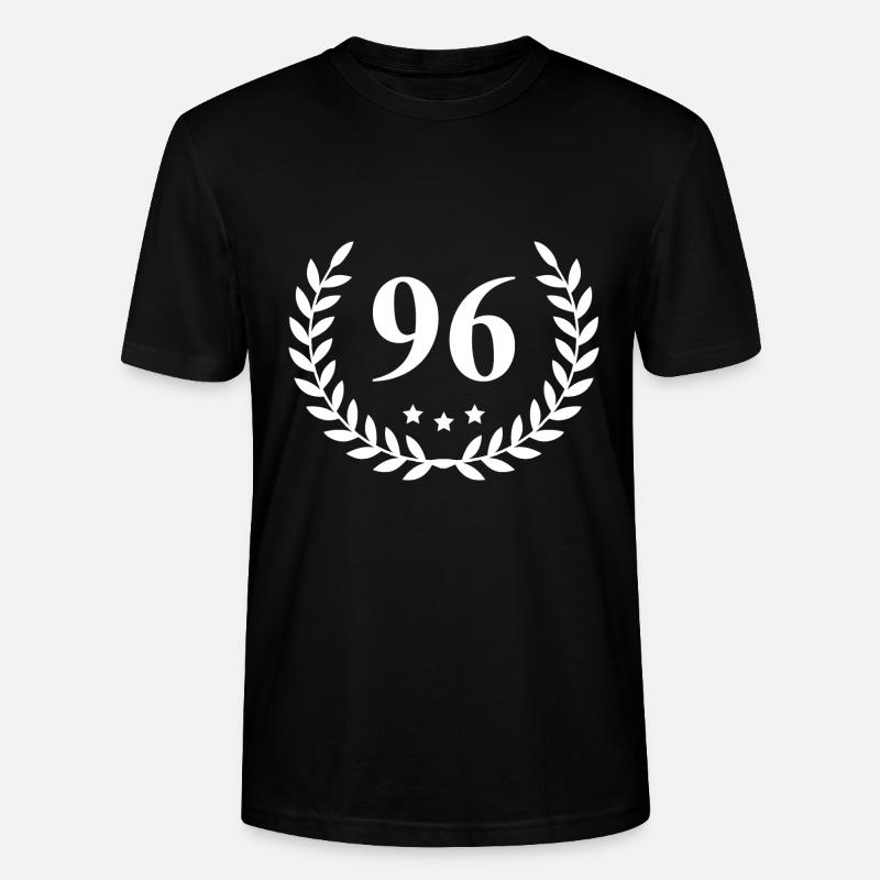 96 Couronne numérique - T-shirt bio CRAFTER Stanley Stella Unisexe - noir