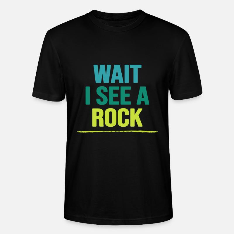 bouldern boulderfelsen freiklettern boulderroute - Stanley/Stella Unisex Bio-T-Shirt CRAFTER - Schwarz
