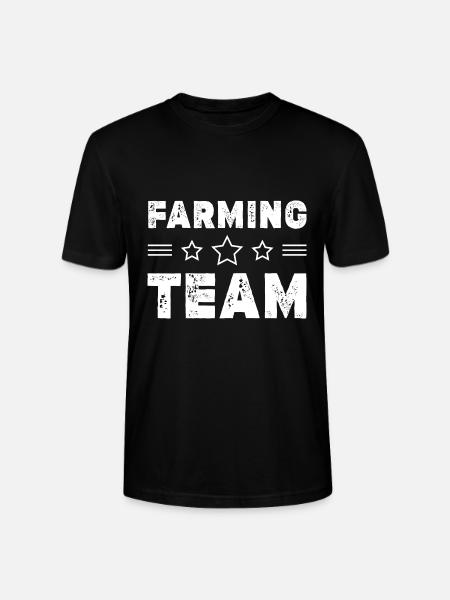 Équipe agricole - T-shirt bio CRAFTER Stanley Stella Unisexe - noir