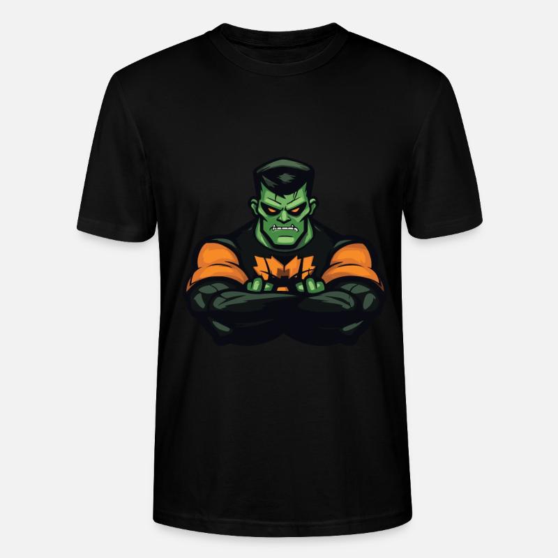 Zombie Halloween Comic - Stanley/Stella Unisex Bio-T-Shirt CRAFTER - Schwarz