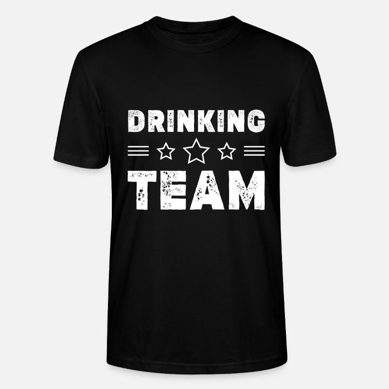 Équipe de consommation d’alcool - T-shirt bio CRAFTER Stanley Stella Unisexe - noir