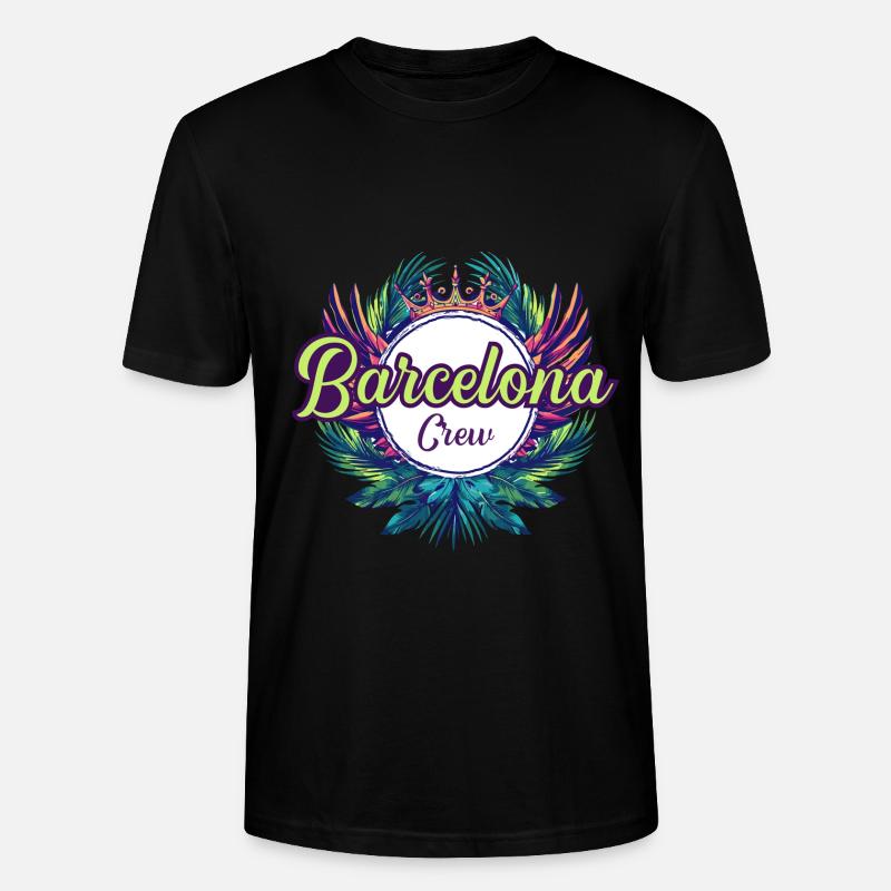 Vacances équipage Barcelone - T-shirt bio CRAFTER Stanley Stella Unisexe - noir
