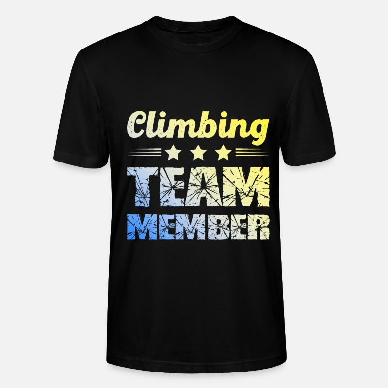 Climbing Team - Stanley/Stella Unisex Bio-T-Shirt CRAFTER - Schwarz