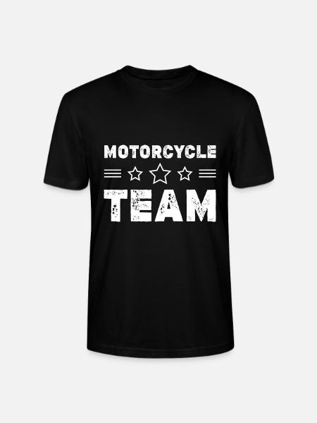 Motorcycle Team - Stanley/Stella CRAFTER Unisex Organic T-Shirt - black