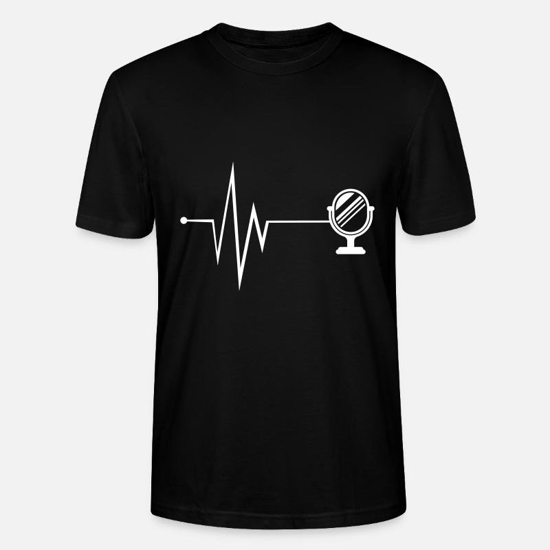 Mirror Icon Pulse - Stanley/Stella CRAFTER Unisex Organic T-Shirt - black