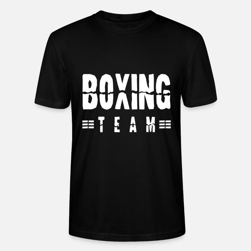 Équipe de boxe - T-shirt bio CRAFTER Stanley Stella Unisexe - noir