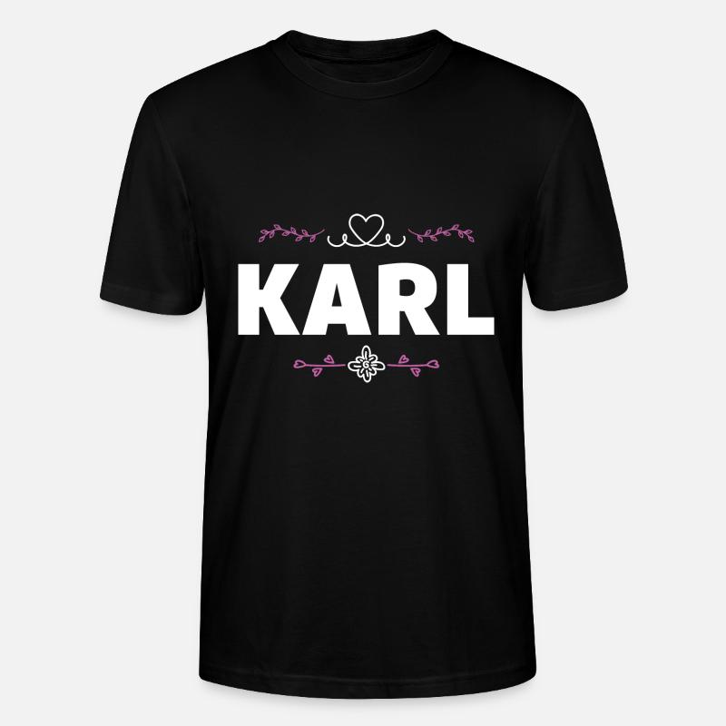 Karl - Stanley/Stella Unisex Bio-T-Shirt CRAFTER - Schwarz
