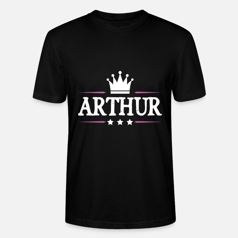 Arthur - Stanley/Stella Unisex Bio-T-Shirt CRAFTER - Schwarz