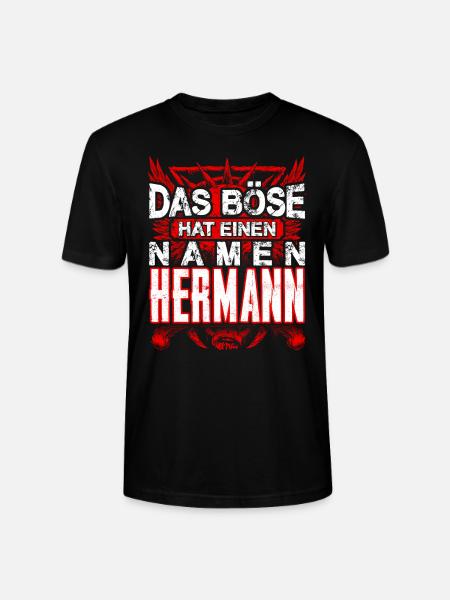 HERMANN - Name - Stanley/Stella Unisex Bio-T-Shirt CRAFTER - Schwarz