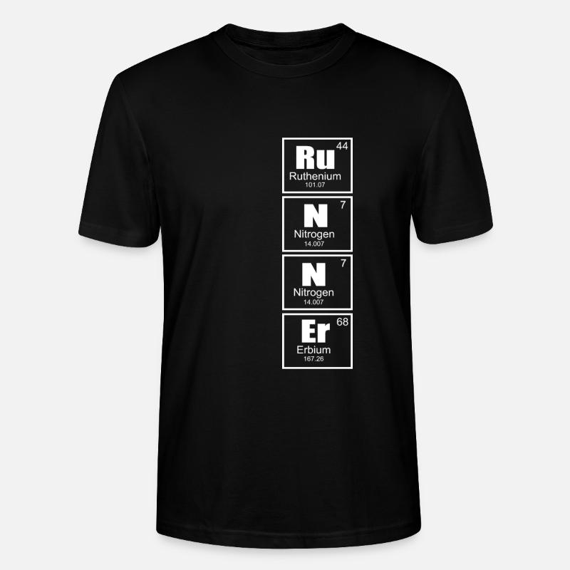 Marathon Marathonläufer - Stanley/Stella Unisex Bio-T-Shirt CRAFTER - Schwarz