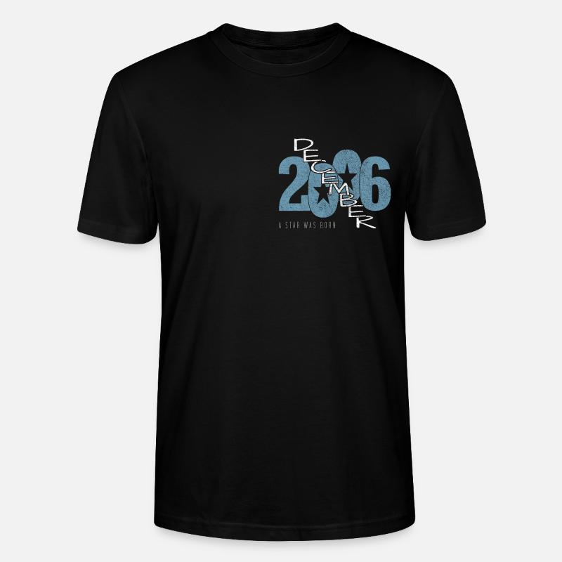 Dezember 2006 - Stanley/Stella Unisex Bio-T-Shirt CRAFTER - Schwarz
