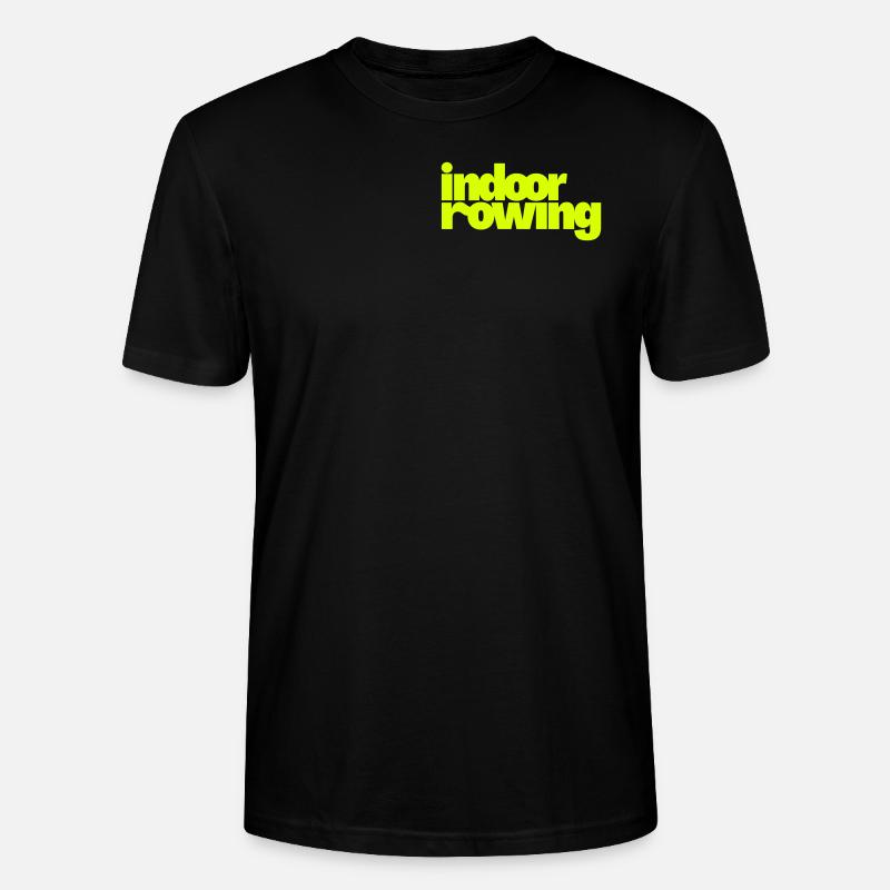 indoor rowing - Stanley/Stella Unisex Bio-T-Shirt CRAFTER - Schwarz