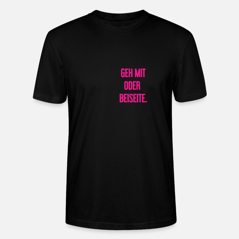 Geh mit oder beiseite - Stanley/Stella Unisex Bio-T-Shirt CRAFTER - Schwarz